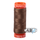 Aurifil Mako 50wt Cotton 200 m (220 yd.) spool - 1318 Dark Sandstone