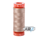 Aurifil Mako 50wt Cotton 200 m (220 yd.) spool - 2326 Sand
