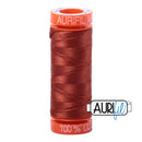Aurifil Mako 50wt Cotton 200 m (220 yd.) spool - 2350 Copper