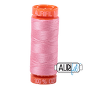 Aurifil Mako 50wt Cotton 200 m (220 yd.) spool - 2425 Bright Pink