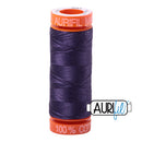 Aurifil Mako 50wt Cotton 200 m (220 yd.) spool - 2581 Dark Dusty Grape