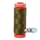 Aurifil Mako 50wt Cotton 200 m (220 yd.) spool - 2887 Dark Olive