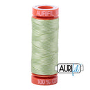 Aurifil Mako 50wt Cotton 200 m (220 yd.) spool - 3320 Light Spring Green