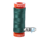 Aurifil Mako 50wt Cotton 200 m (220 yd.) spool - 4129 Turf Green