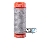 Aurifil Mako 50wt Cotton 200 m (220 yd.) spool - 4670 Silver Fox