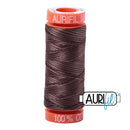 Aurifil Mako 50wt Cotton 200 m (220 yd.) spool - 4671 Mocha Mousse