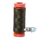 Aurifil Mako 50wt Cotton 200 m (220 yd.) spool - 5012 Dark Green