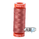 Aurifil Mako 50wt Cotton 200 m (220 yd.) spool - 6728 Cinnabar