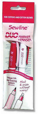 Sewline Duo Marker & Eraser - Fine Point