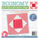 Economy Quilt Block Foundation Paper Pad - 6 Inch