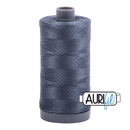 Aurifil Mako 28wt Cotton 750 m (820 yd.) spool - 1158 Medium Grey