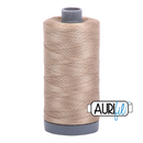 Aurifil Mako 28wt Cotton 750 m (820 yd.) spool - 2325 Linen