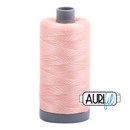 Aurifil Mako 28wt Cotton 750 m (820 yd.) spool - 2420 Light Blush