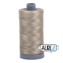 Aurifil Mako 28wt Cotton 750 m (820 yd.) spool - 2900 Light Kakhy Green