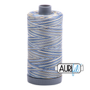 Aurifil Mako 28wt Cotton 750 m (820 yd.) spool - 4649 Lemon Blueberry