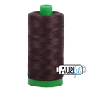 Aurifil Mako 40wt 2-ply Cotton 1000 m (1094 yd.) spool - 1130 Very Dark Bark