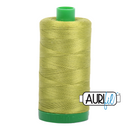 Aurifil Mako 40wt 2-ply Cotton 1000 m (1094 yd.) spool - 1147 Light Leaf Green