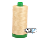 Aurifil Mako 40wt 2-ply Cotton 1000 m (1094 yd.) spool - 2125 Wheat