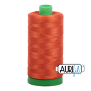 Aurifil Mako 40wt 2-ply Cotton 1000 m (1094 yd.) spool - 2240 Rusty Orange