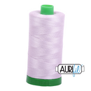 Aurifil Mako 40wt 2-ply Cotton 1000 m (1094 yd.) spool - 2564 Pale Lilac