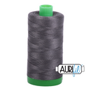 Aurifil Mako 40wt 2-ply Cotton 1000 m (1094 yd.) spool - 2630 Dark Pewter