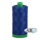Aurifil Mako 40wt 2-ply Cotton 1000 m (1094 yd.) spool - 2780 Dark Delft Blue