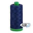 Aurifil Mako 40wt 2-ply Cotton 1000 m (1094 yd.) spool - 2784 Dark Navy