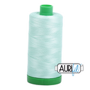 Aurifil Mako 40wt 2-ply Cotton 1000 m (1094 yd.) spool - 2830 Mint