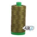 Aurifil Mako 40wt 2-ply Cotton 1000 m (1094 yd.) spool - 2887 Dark Olive
