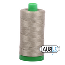 Aurifil Mako 40wt 2-ply Cotton 1000 m (1094 yd.) spool - 2900 Light Kakhy Green
