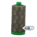 Aurifil Mako 40wt 2-ply Cotton 1000 m (1094 yd.) spool - 2905 Army Green