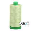 Aurifil Mako 40wt 2-ply Cotton 1000 m (1094 yd.) spool - 3320 Light Spring Green