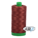 Aurifil Mako 40wt 2-ply Cotton 1000 m (1094 yd.) spool - 4012 Copper Brown