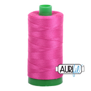 Aurifil Mako 40wt 2-ply Cotton 1000 m (1094 yd.) spool - 4020 Fuchsia