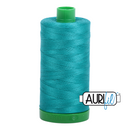 Aurifil Mako 40wt 2-ply Cotton 1000 m (1094 yd.) spool - 4093 Jade