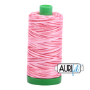 Aurifil Mako 40wt 2-ply Cotton 1000 m (1094 yd.) spool - 4668 Strawberry Parfait