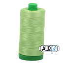 Aurifil Mako 40wt 2-ply Cotton 1000 m (1094 yd.) spool - 5017 Shining Green