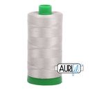 Aurifil Mako 40wt 2-ply Cotton 1000 m (1094 yd.) spool - 5021 Light Grey