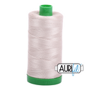 Aurifil Mako 40wt 2-ply Cotton 1000 m (1094 yd.) spool - 6711 Pewter