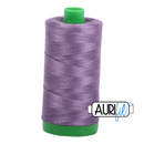 Aurifil Mako 40wt 2-ply Cotton 1000 m (1094 yd.) spool - 6735 Plumtastic