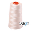 Aurifil Mako 50wt Cotton 5900 m (6452 yd.) cone - 2000 Light Sand