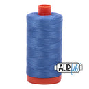 Aurifil Mako 50wt Cotton 1300 m (1422 yd.) spool - 1128 Light Blue Violet<br>