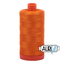 Aurifil Mako 50wt Cotton 1300 m (1422 yd.) spool - 1133 Bright Orange<br>