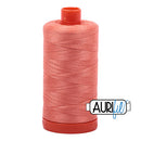 Aurifil Mako 50wt Cotton 1300 m (1422 yd.) spool - 2220 Light Salmon<br>