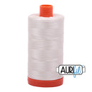 Aurifil Mako 50wt Cotton 1300 m (1422 yd.) spool - 2311 Muslin<br>