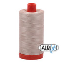 Aurifil Mako 50wt Cotton 1300 m (1422 yd.) spool - 2312 Ermine<br>