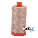 Aurifil Mako 50wt Cotton 1300 m (1422 yd.) spool - 2314 Beige