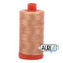 Aurifil Mako 50wt Cotton 1300 m (1422 yd.) spool - 2320 Light Toast<br>