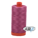 Aurifil Mako 50wt Cotton 1300 m (1422 yd.) spool - 2450 Rose<br>