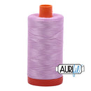 Aurifil Mako 50wt Cotton 1300 m (1422 yd.) spool - 2515 Light Orchid<br>